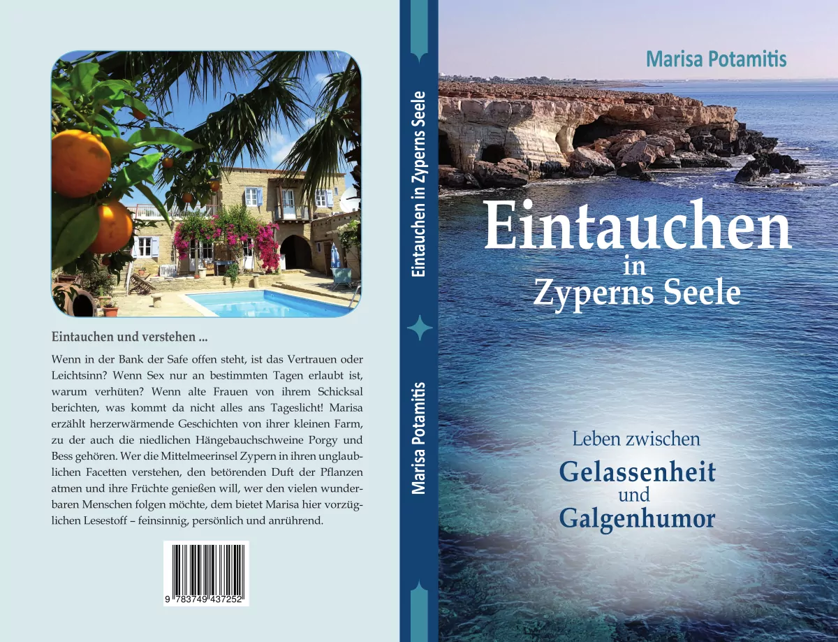 Lektorat für das Buch Eintauchen in Zyperns Seele von Marisa Potatmitis
